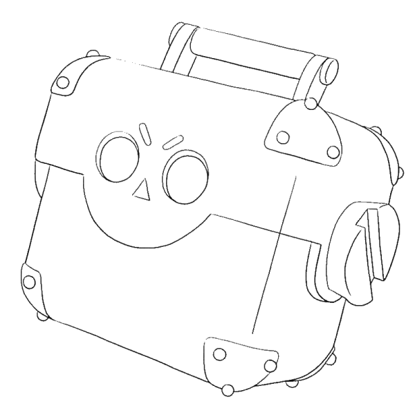 Мега ящик БРАВЛ старс раскраска