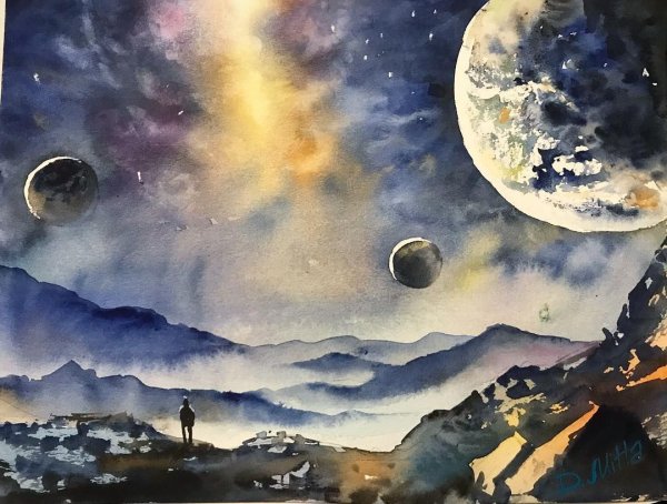 Рисунок на тему космос