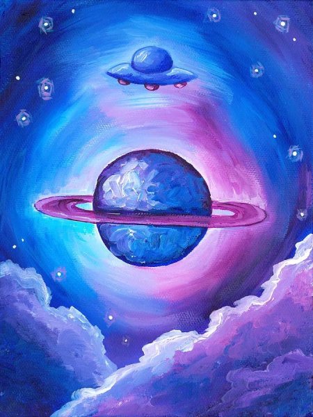 Рисование космос