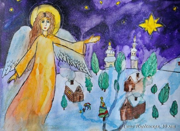 Рождественские рисунки