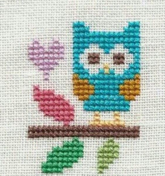 Лёгкая вышивка крестиком