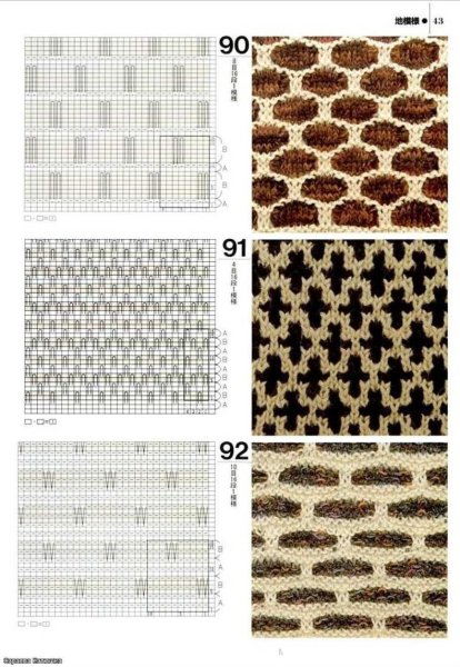 Двухцветный узор соты