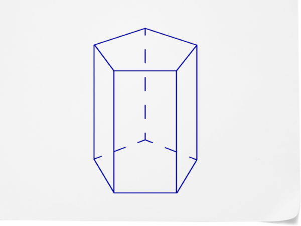 Наклонная Призма шестиугольник