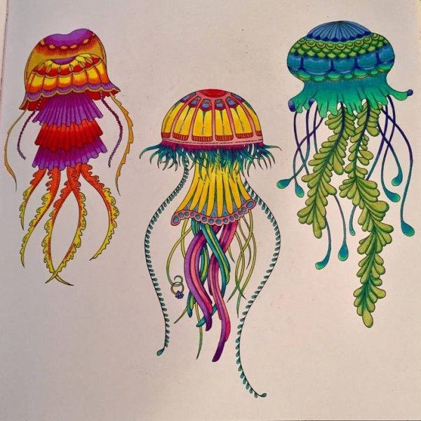 Рисование медузы