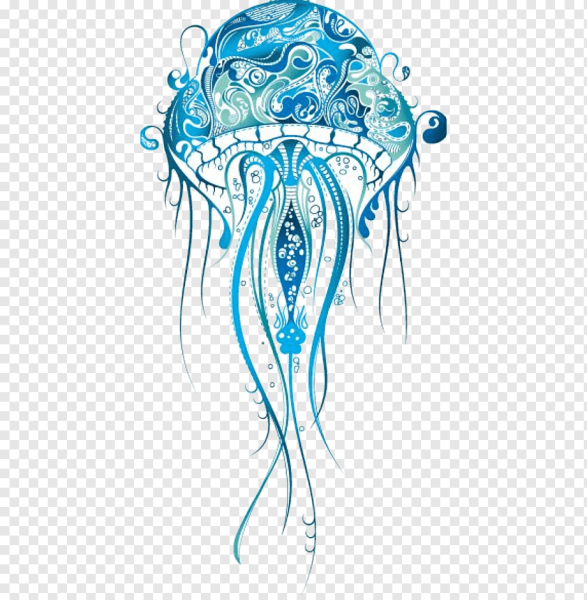 Стилизованная медуза