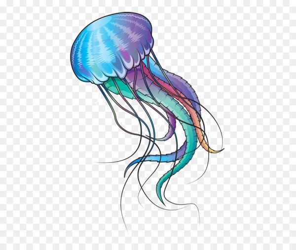 Медуза мультяшная