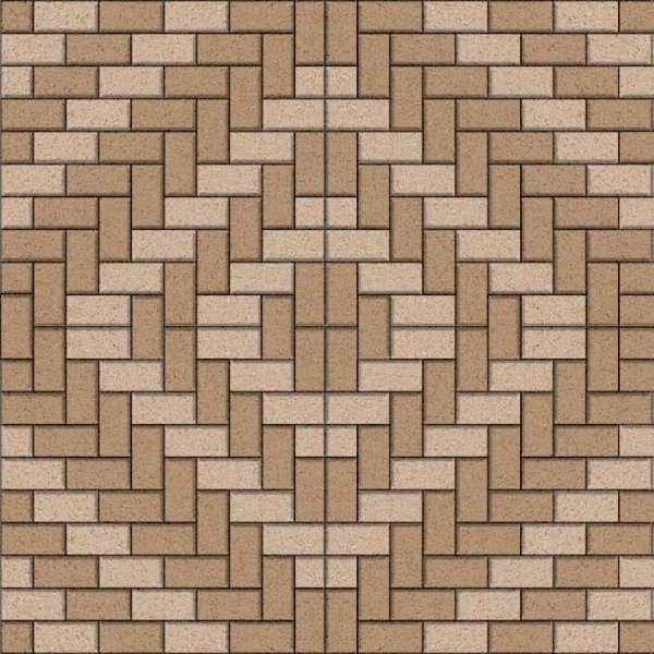 Рисунок укладки брусчатки