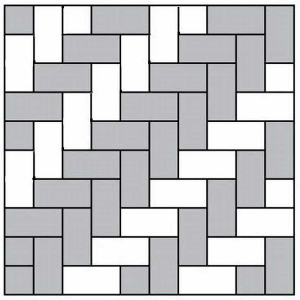 Схема мощения тротуарной плиткой