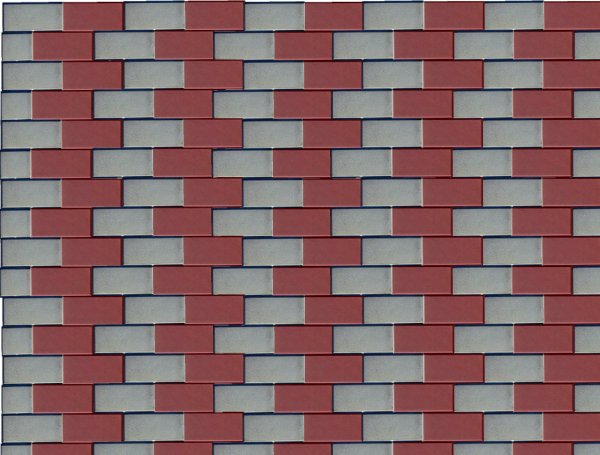 Раскладка брусчатки кирпичик