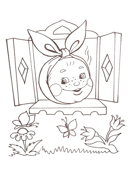 Сказки-раскраски. Колобок