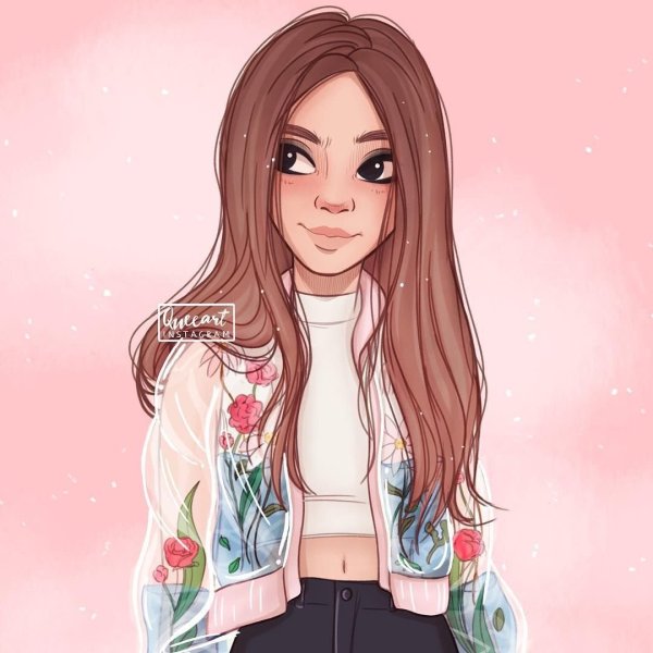 Девочка черно белая