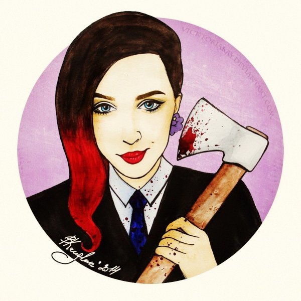 Рисунки ариана Гранде в мультяшном стиле