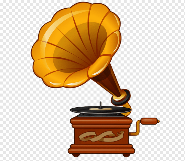 Граммофон мультяшный