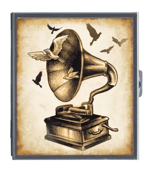 Патефон иллюстрация