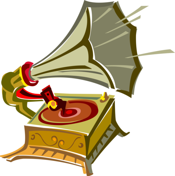 Патефон мультяшный