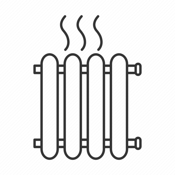 Радиатор схематично