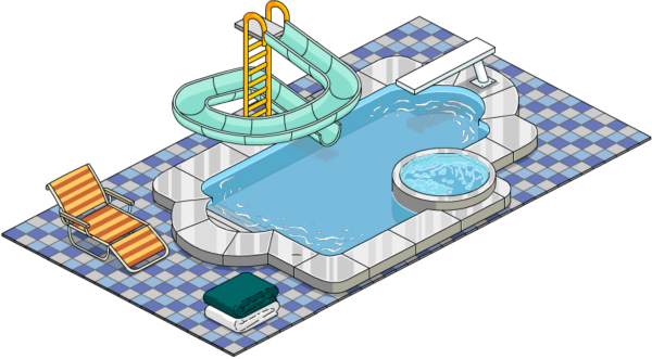 Нарисовать бассейн