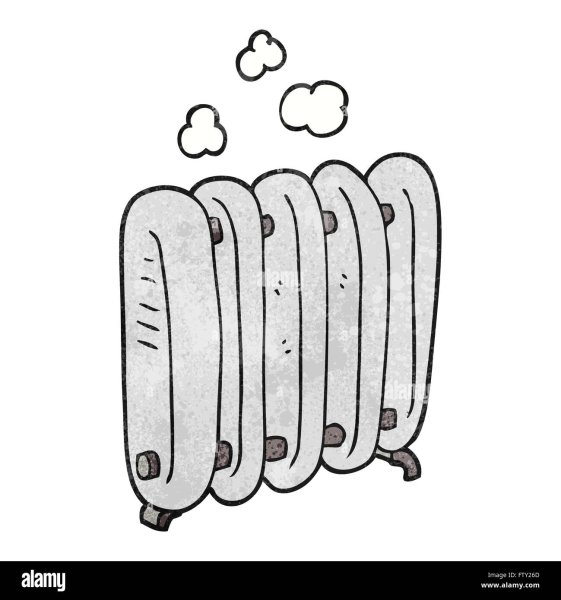 Раскраска батарея отопления