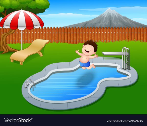 Нарисовать бассейн