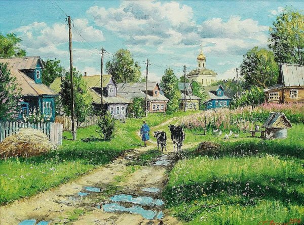 Олег Пятин Деревенские пейзажи