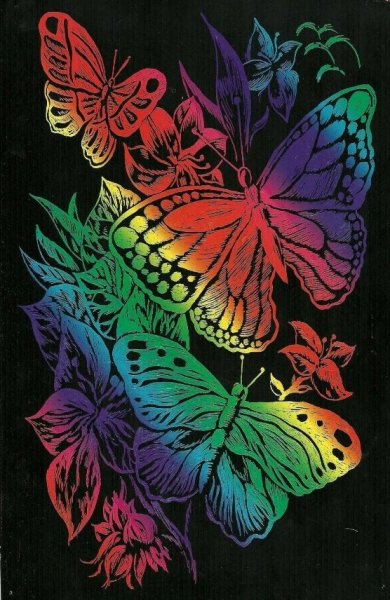 Техника рисования граттаж масляная пастель