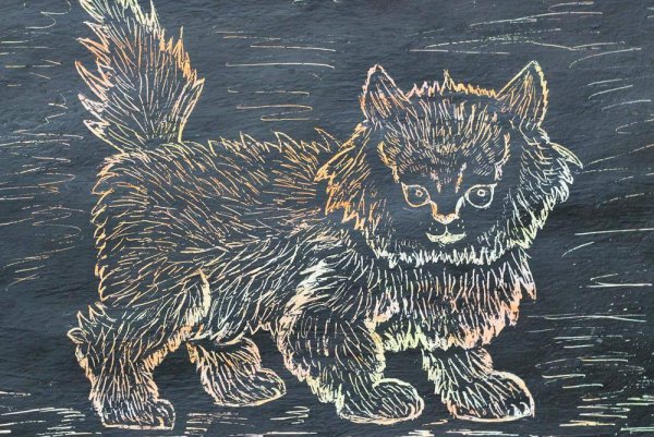 Техника рисования град аж