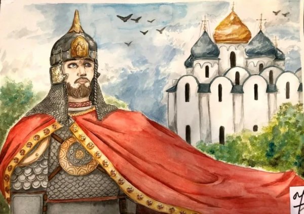 Портрет Александра Невского 2 класс