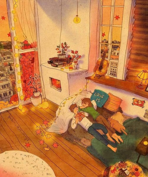 Корейский художник puuung