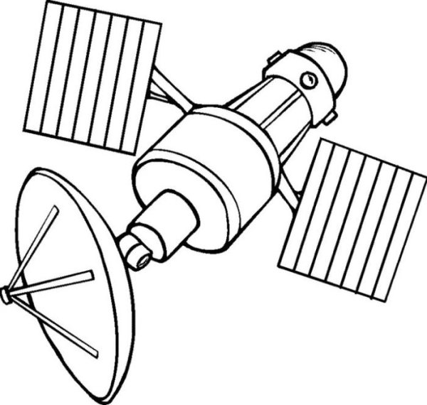 Спутник карандашом