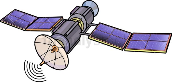 Спутник без фона