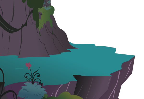 Обрыв вектор