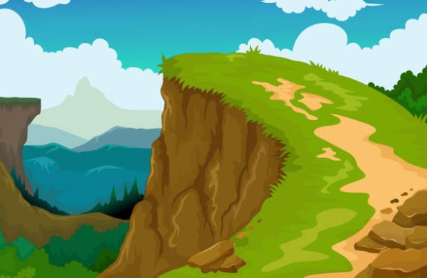 Скалы мультяшные