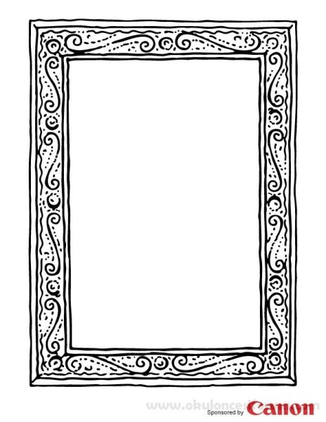 Рамка для раскрашивания