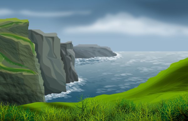 Скала рисунок