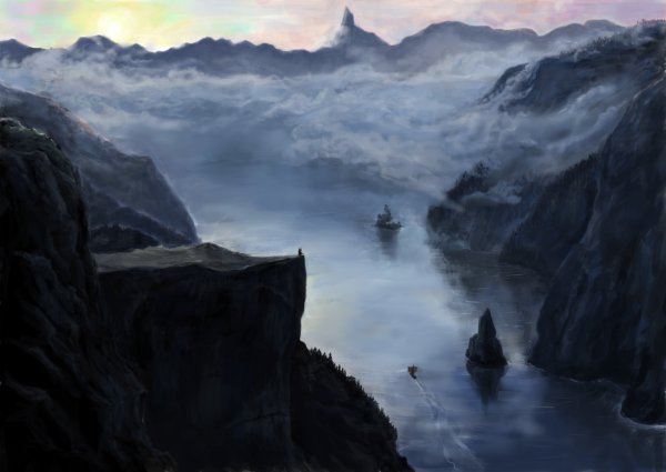 Мрачные скалы