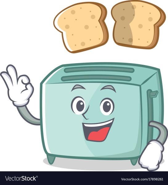 Тостер на белом фоне