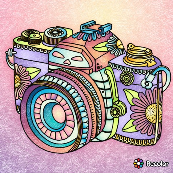 Фотоаппарат стилизация