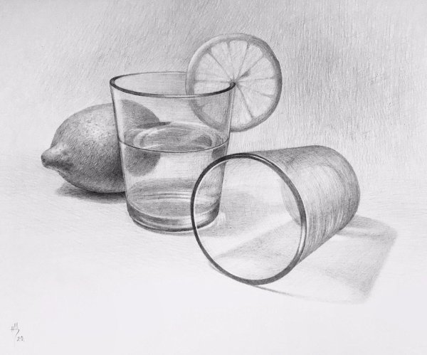 Рисование стеклянной посуды