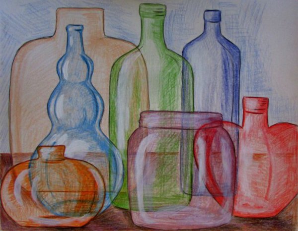 Рисование стеклянных предметов