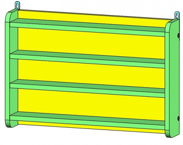 Полка для поделок навесная