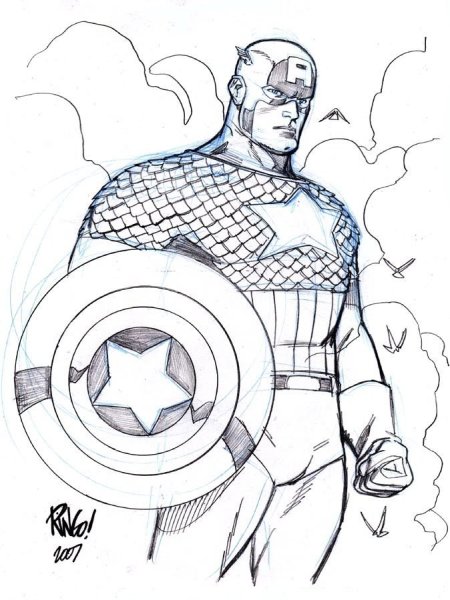 Герои Марвел человек Америка