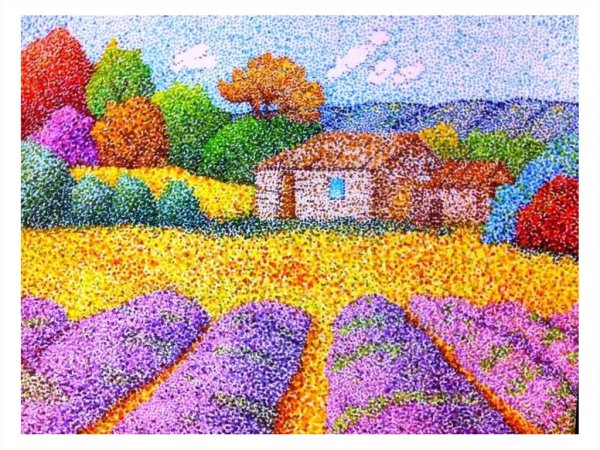 Пуантилизм техника рисования