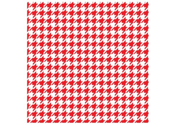 Ткань гусиная лапка красная