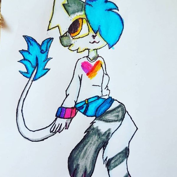 Стиль рисования фурри карандашом