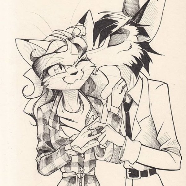 Фурри раскраска