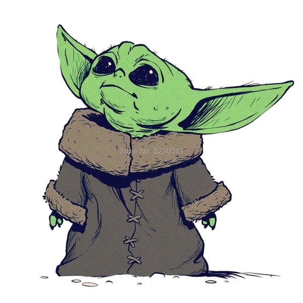 Маленький йода мультяшный