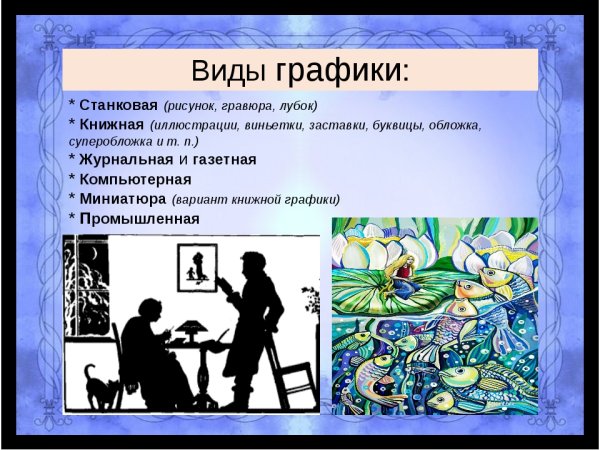 Виды графики в искусстве