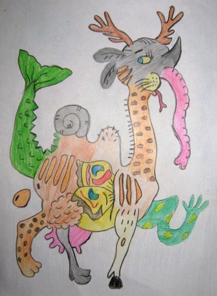 Рисунки фантастических животных