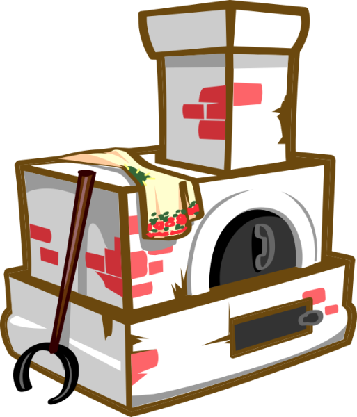 Русская печь мультяшная