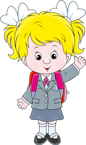 Школьник мультяшный